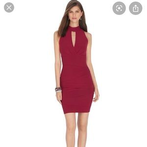 White House Black Market Keyhole Dress